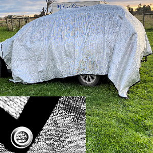 Silver Mesh Car Cover