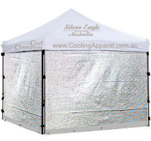 Silver Mesh Gazebo Walls