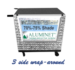 Silver Mesh Show Trolley Surrounds