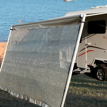 Silver Mesh Caravan Screens